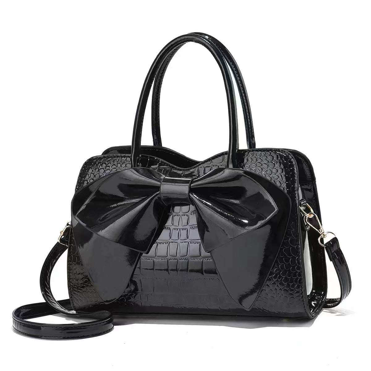 2024 New Elegant Women's Handbag with Bow – Stylish &amp; Spacious