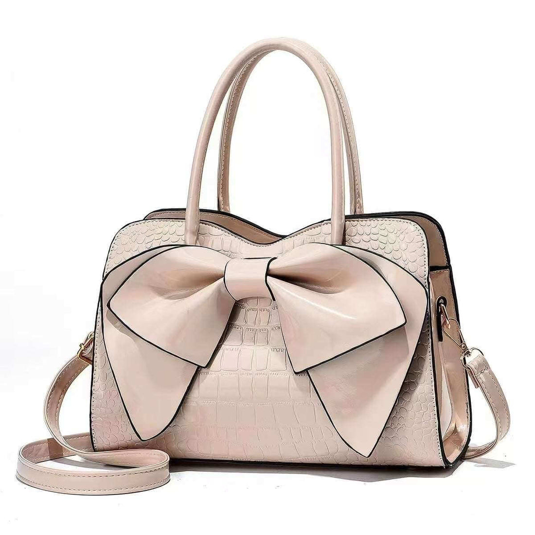 2024 New Elegant Women's Handbag with Bow – Stylish &amp; Spacious