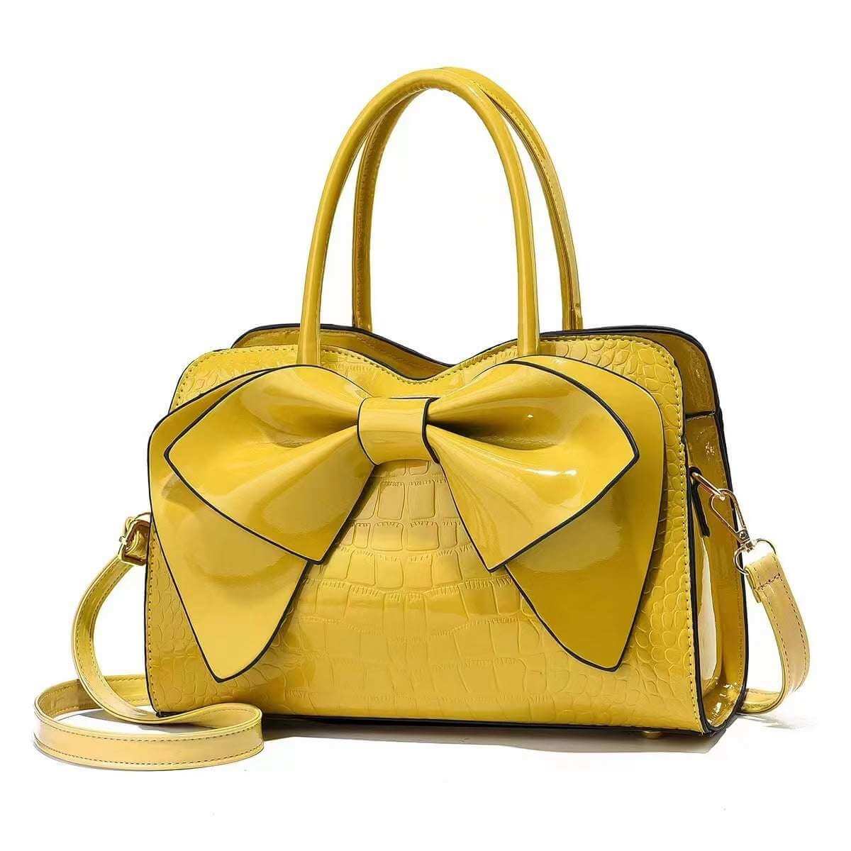 2024 New Elegant Women's Handbag with Bow – Stylish &amp; Spacious