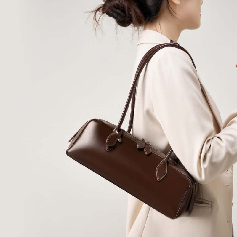"Paris Frame" Cowhide Baguette Bag - Gaas bag's room