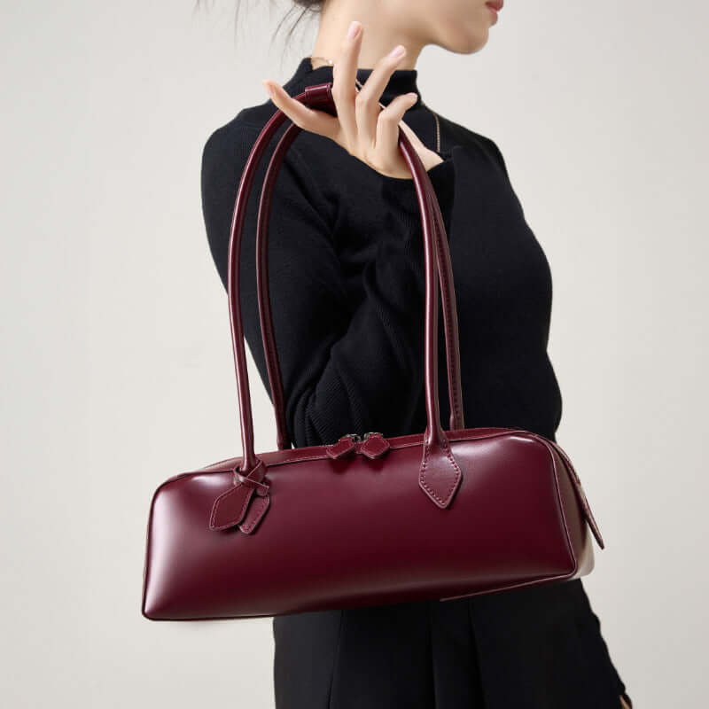 "Paris Frame" Cowhide Baguette Bag - Gaas bag's room