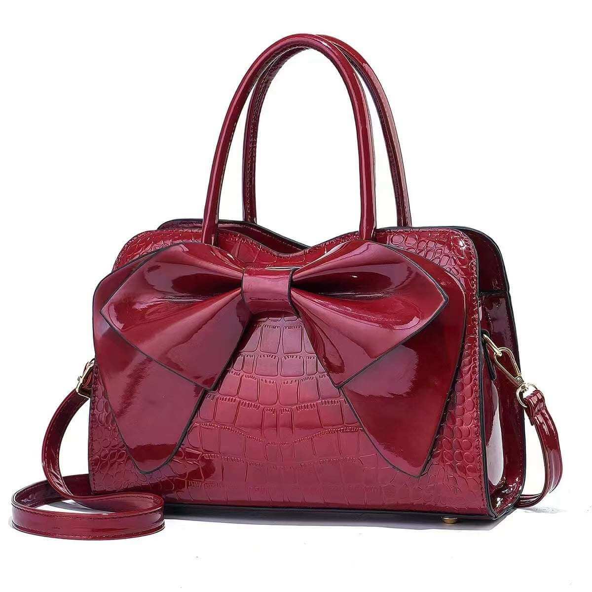 2024 New Elegant Women's Handbag with Bow – Stylish &amp; Spacious
